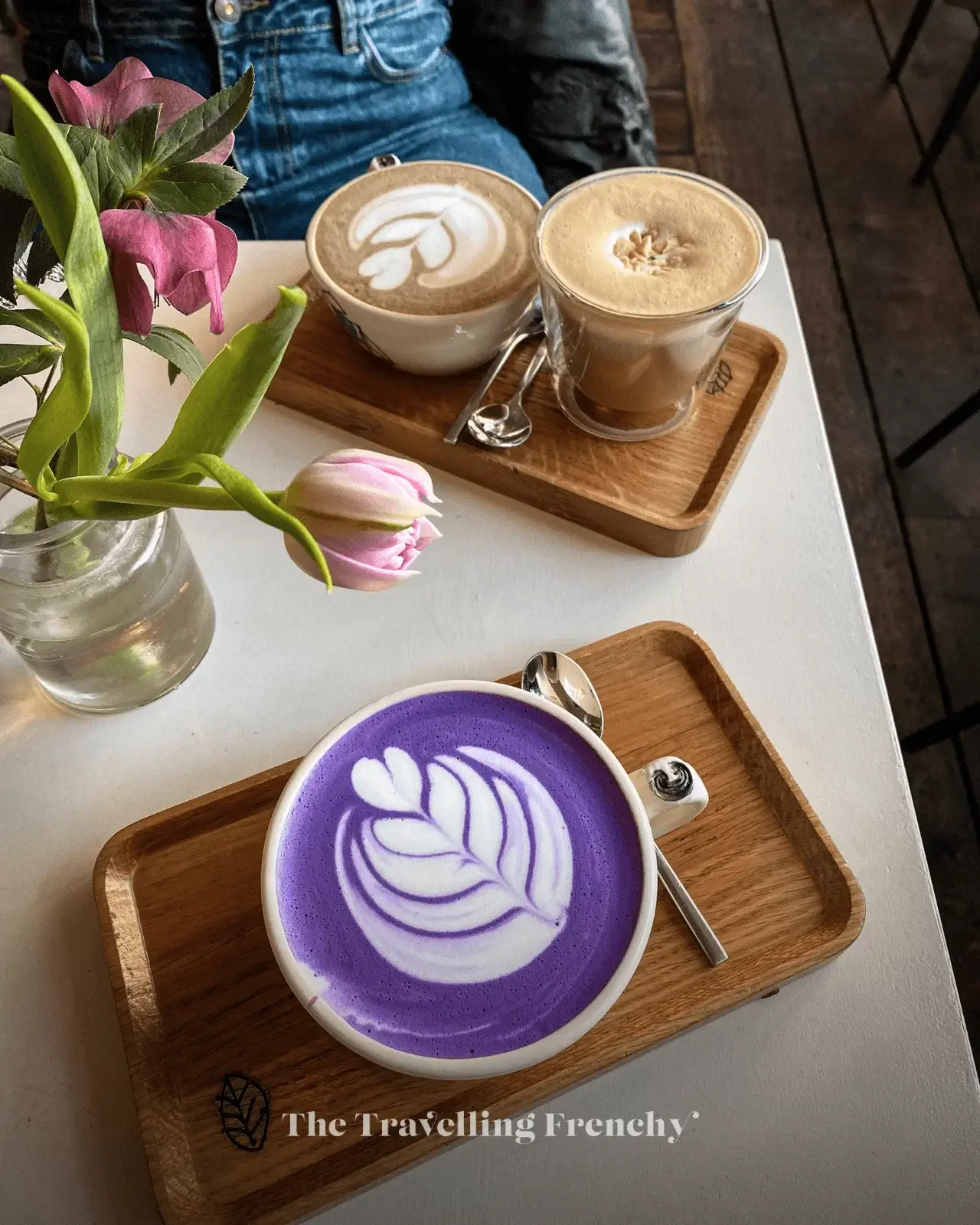 Ubbe latte at Cafefin, Prague