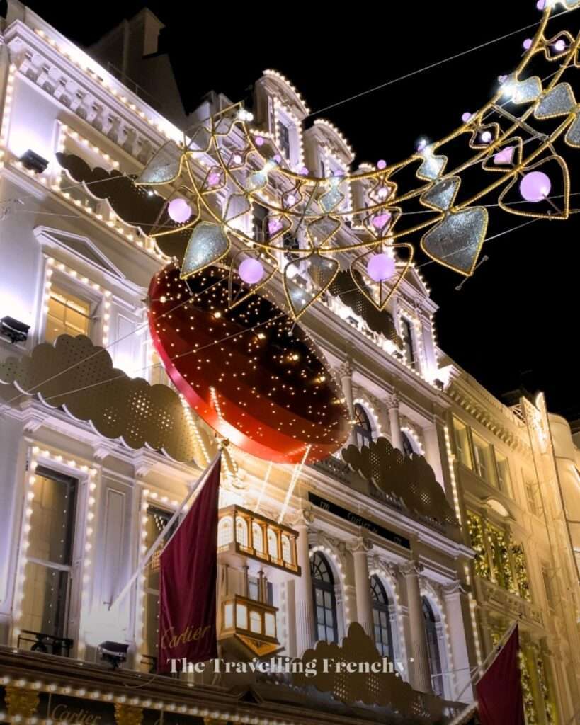 Bond Street Christmas decorations London