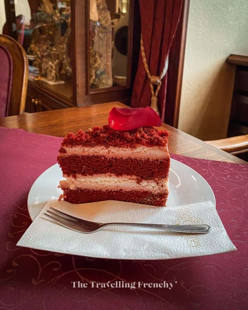 Cake at Café Mozart Prague