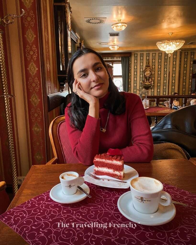 Cake at Café Mozart Prague