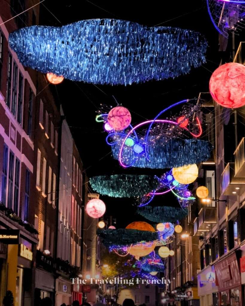 Carnaby Street Christmas decorations London