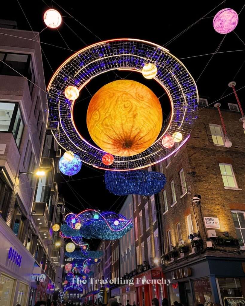 Carnaby Street Christmas decorations London