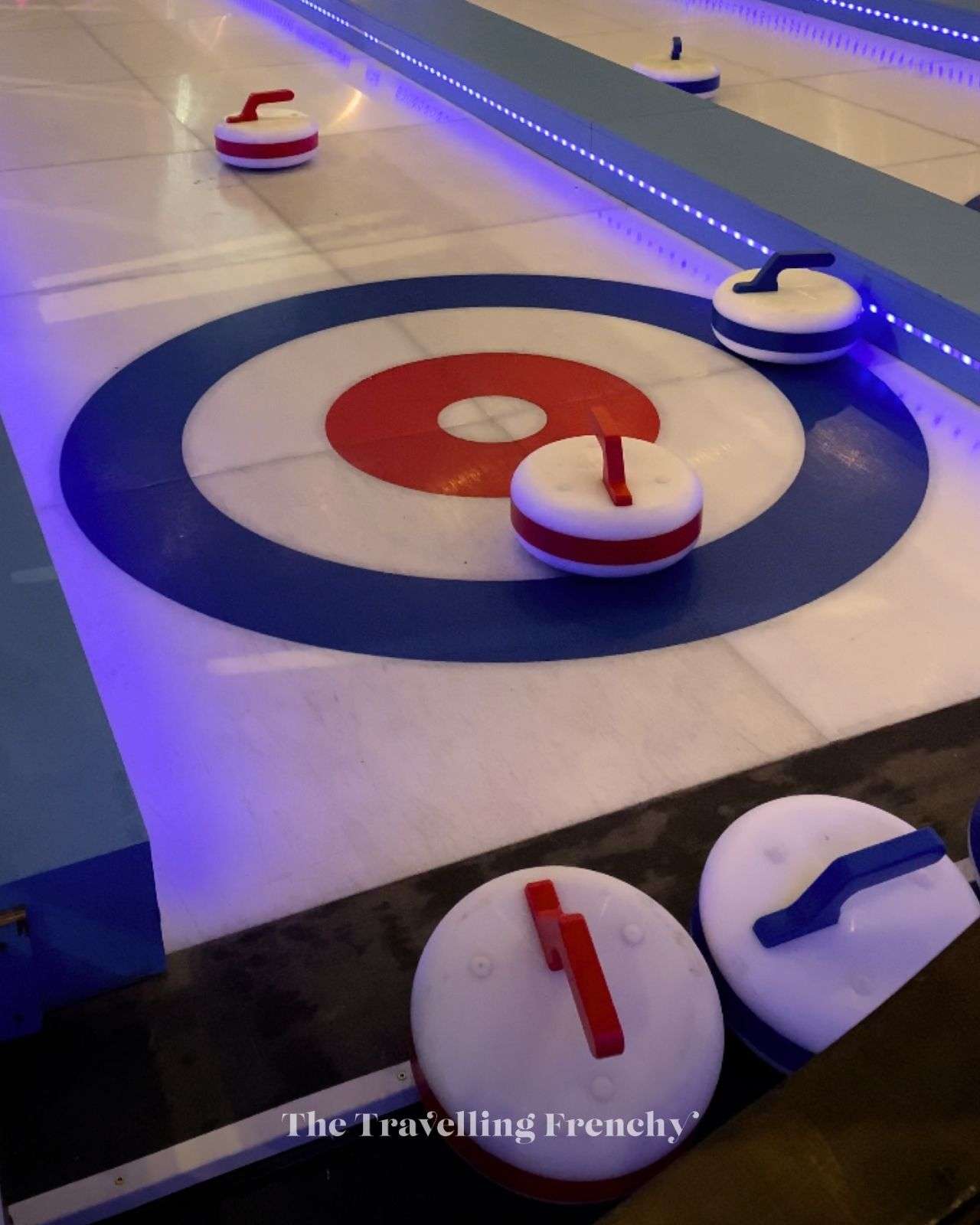 Curling at Coal Drops Yard London Christmas