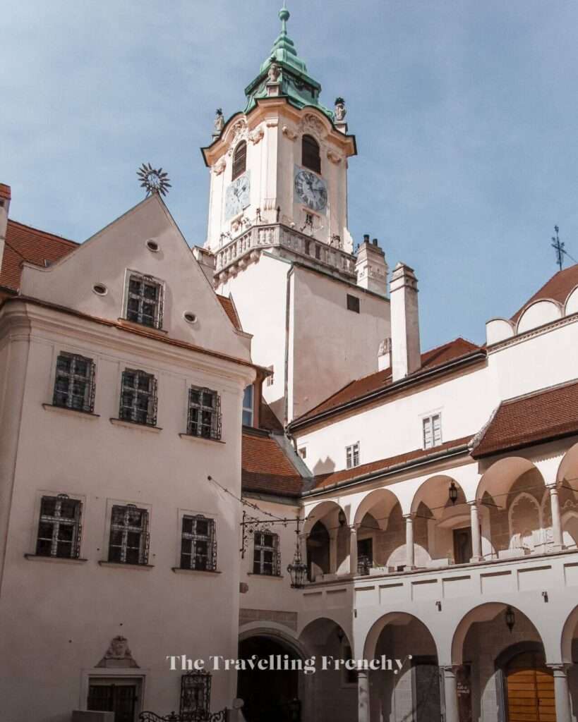 Courtyard next to Bratislava's main square