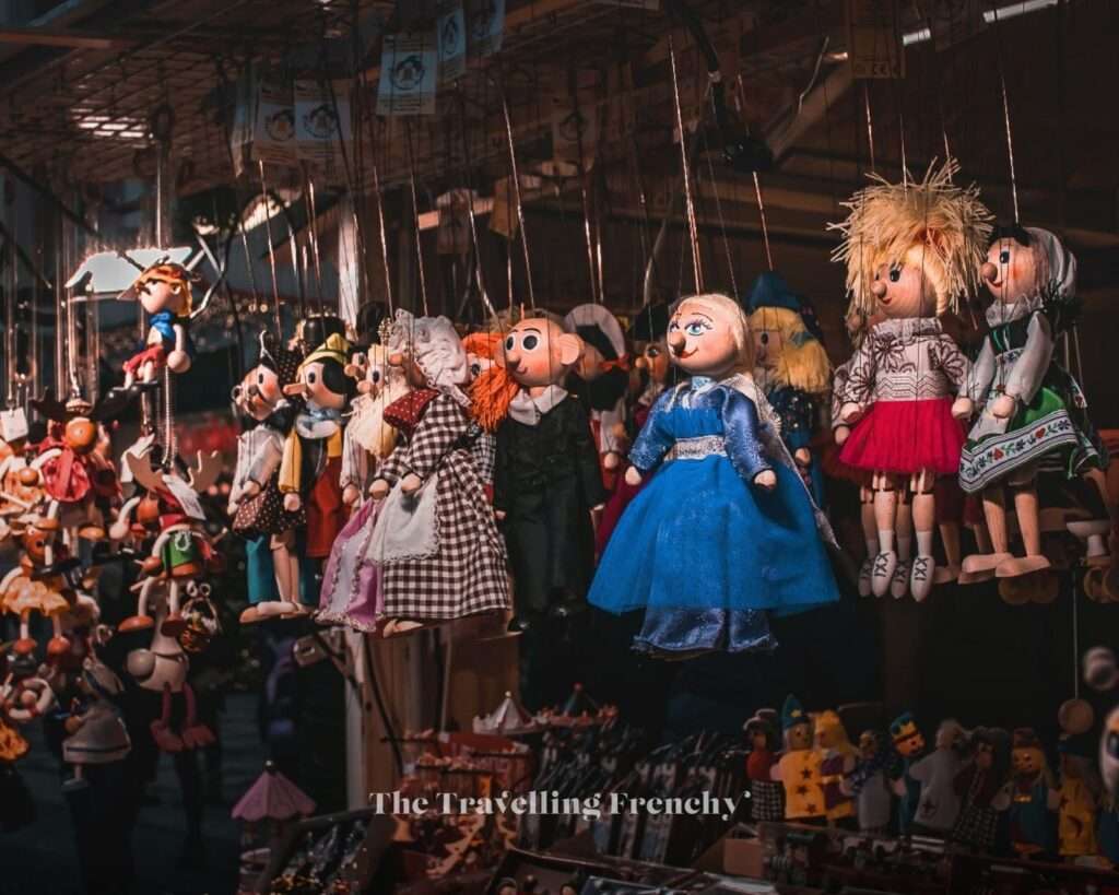 Handmade items at the Prague Christmas markets