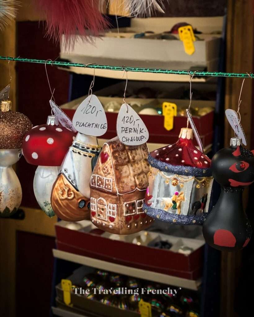 Handmade items at the Prague Christmas markets