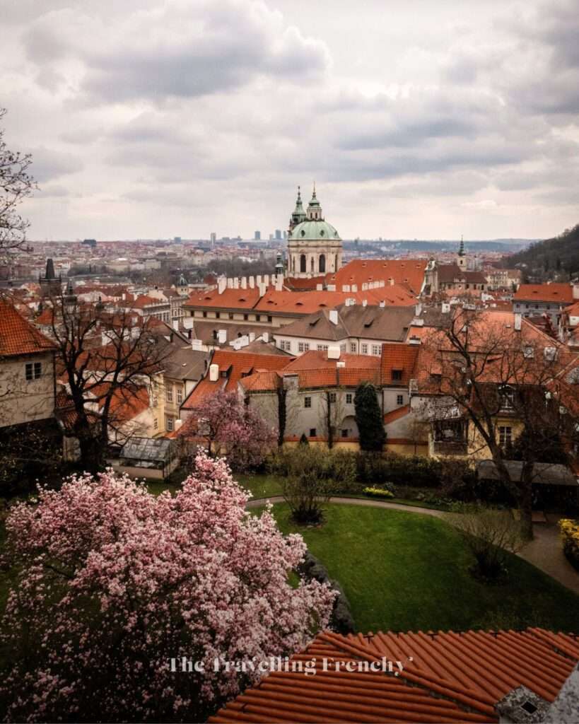 Hartig Garden in Prague during Spring