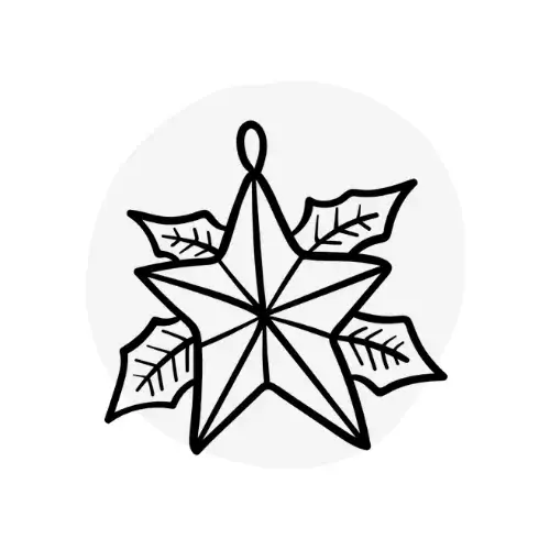 Icon - Tree Ornament Star