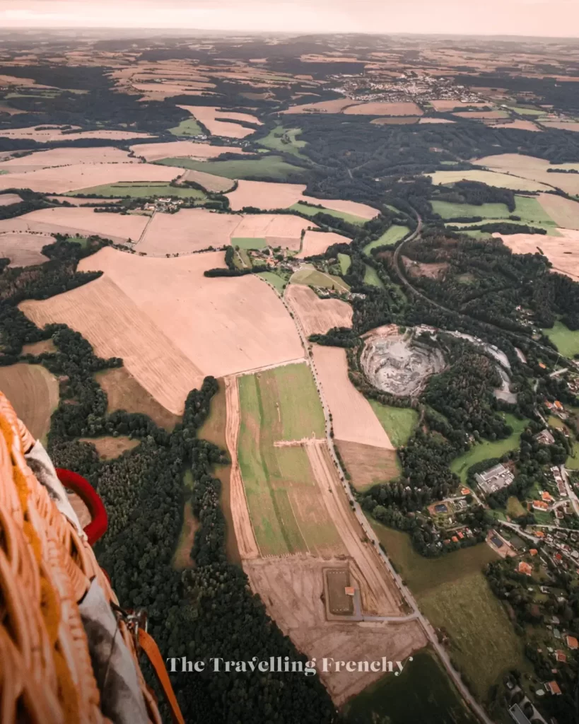 View from Prague Hot Air Balloon
