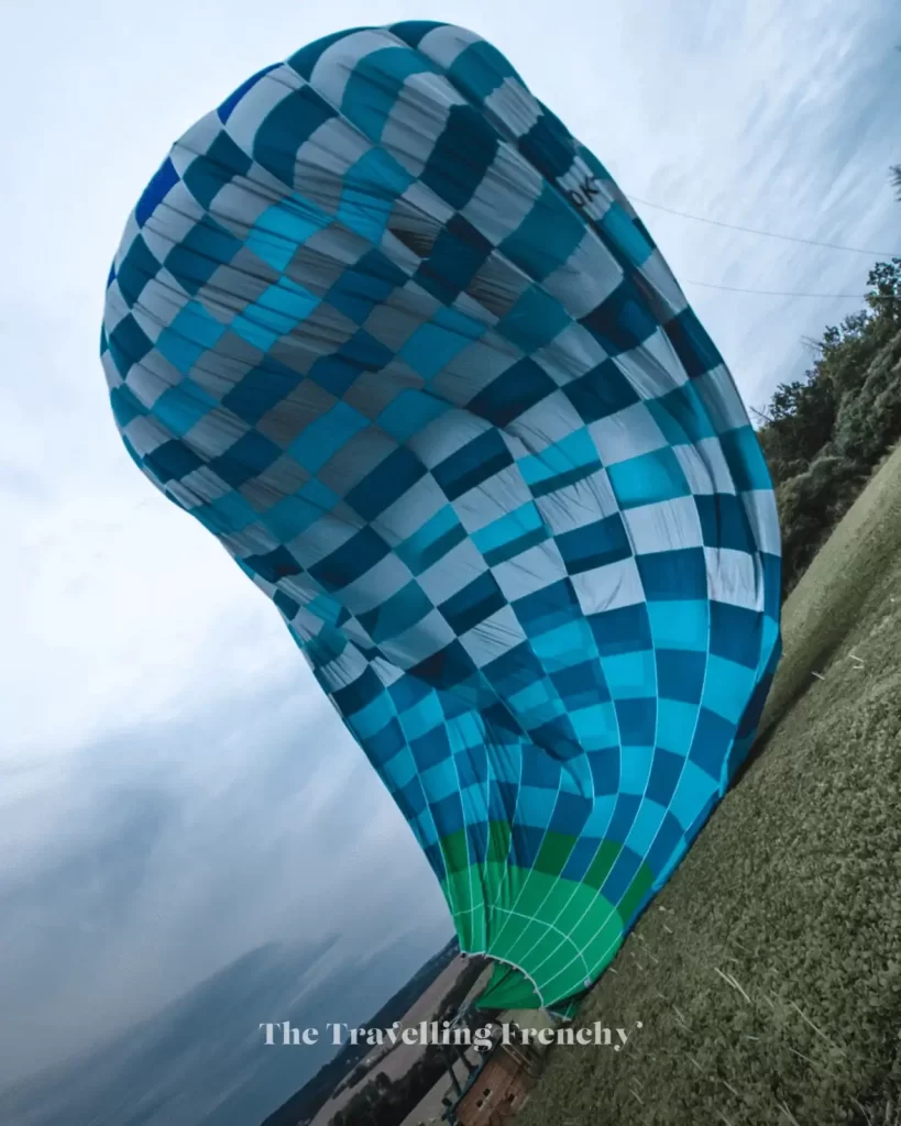 Prague Hot Air Balloon landing