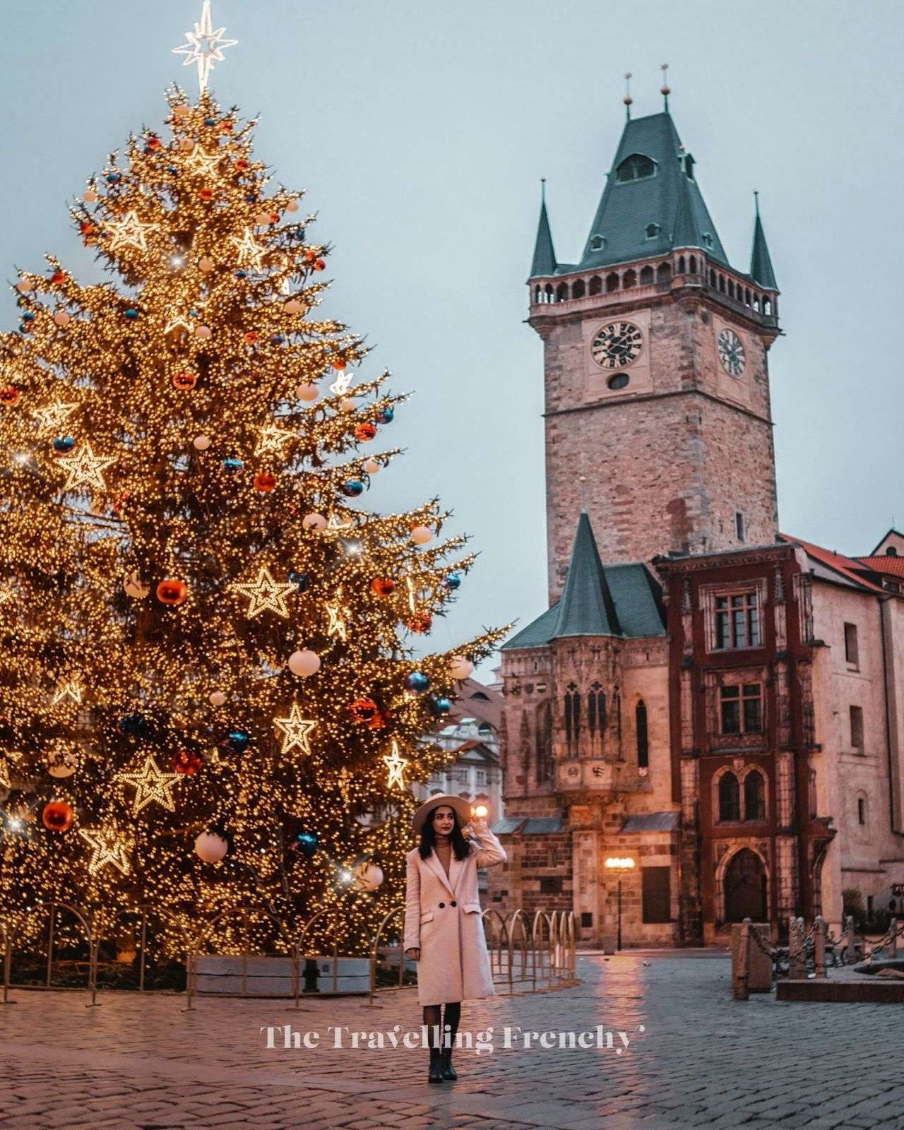 Prague's Old Town Square at dawn