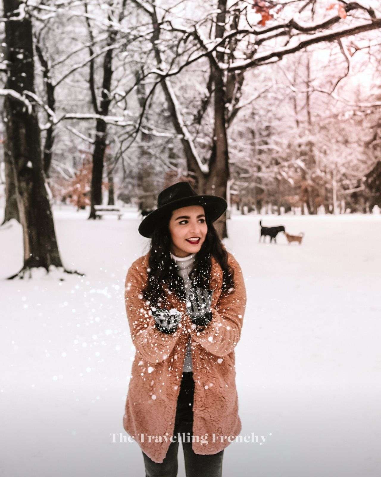 Snow in Stromovka, Prague