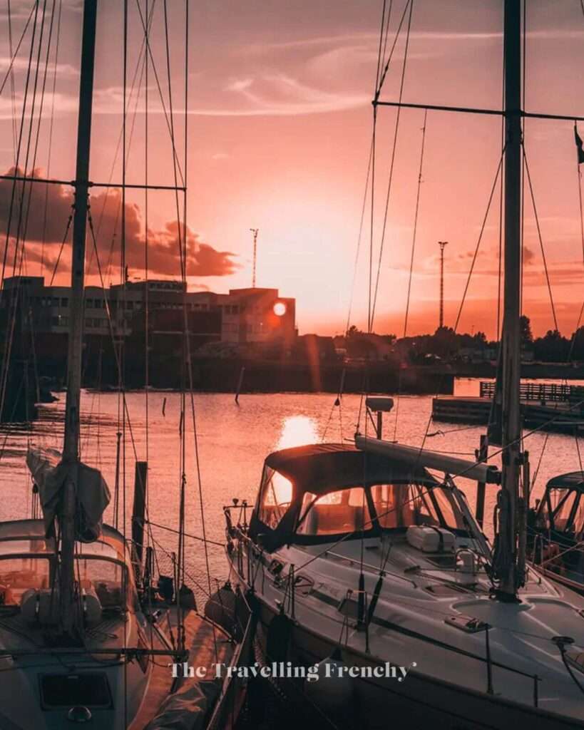 Sunset in Västra Hamnen, Malmo