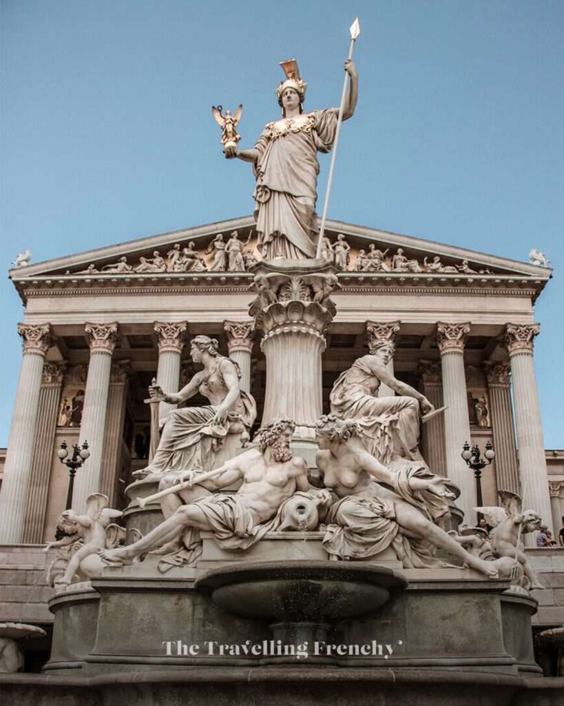 The Austrian Parliament Building in Vienna