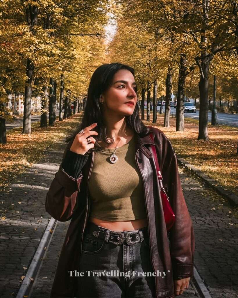 Tree Arch in Hradčany during Autumn, Prague
