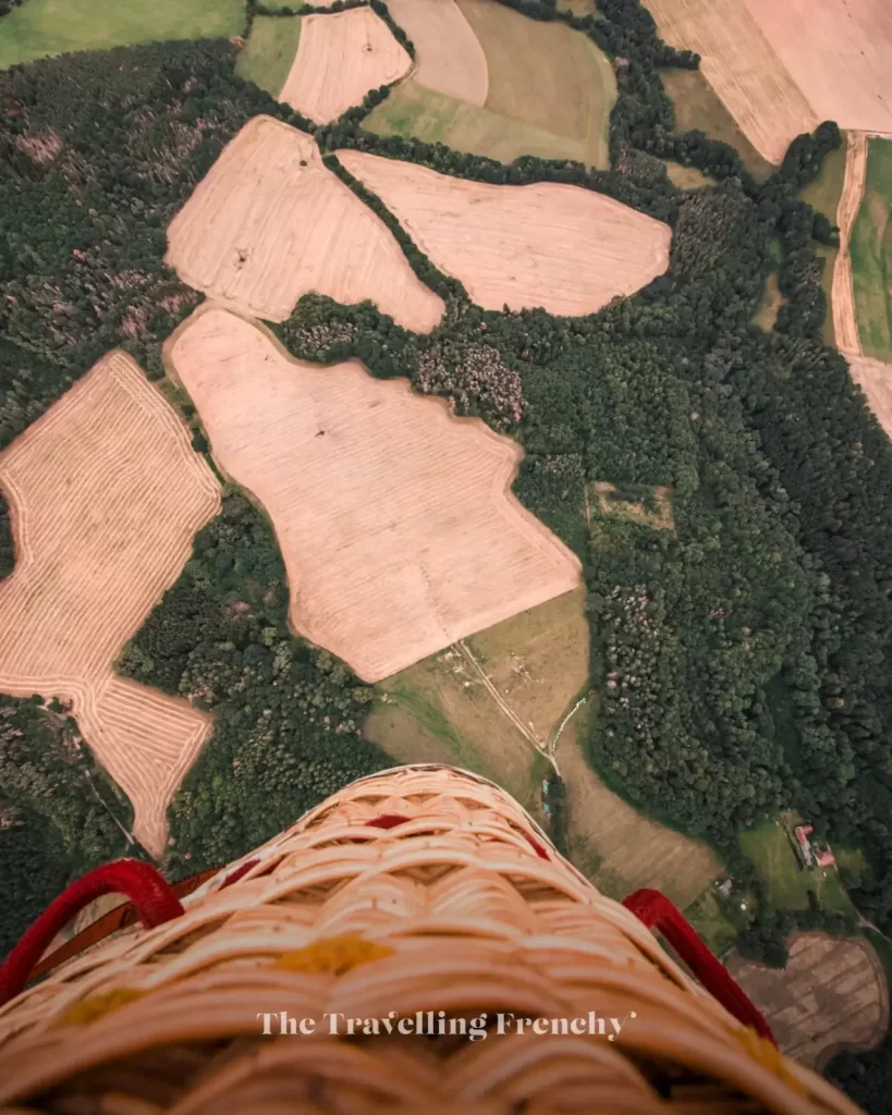 View from Prague Hot Air Balloon
