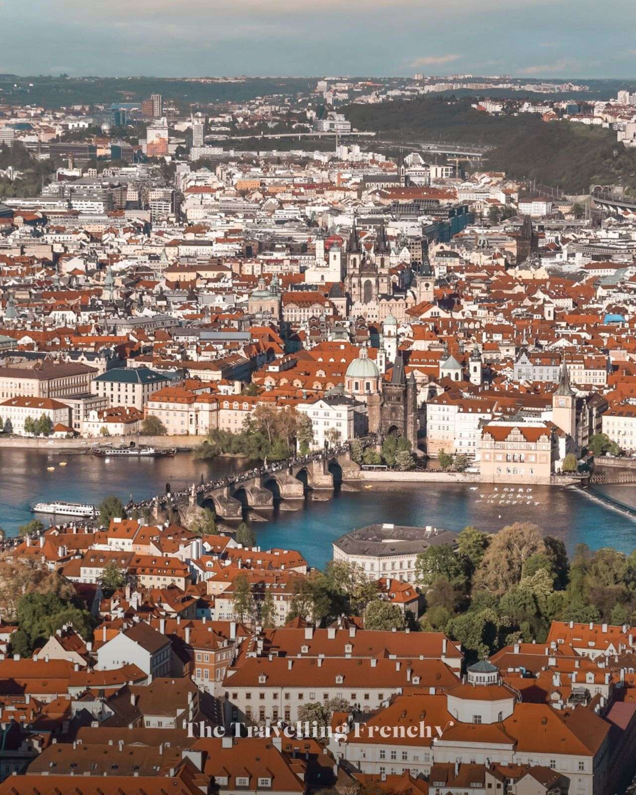View from the Petřín Lookout Tower Prague