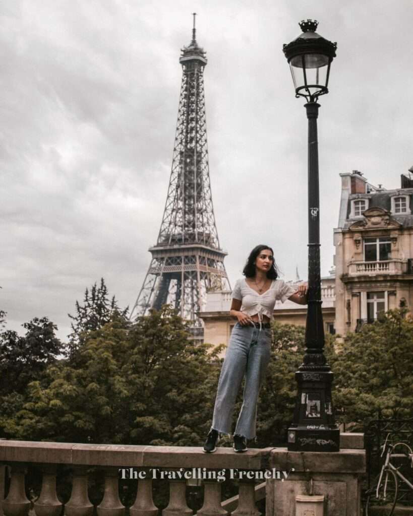 View of the Eiffel Tower in Paris