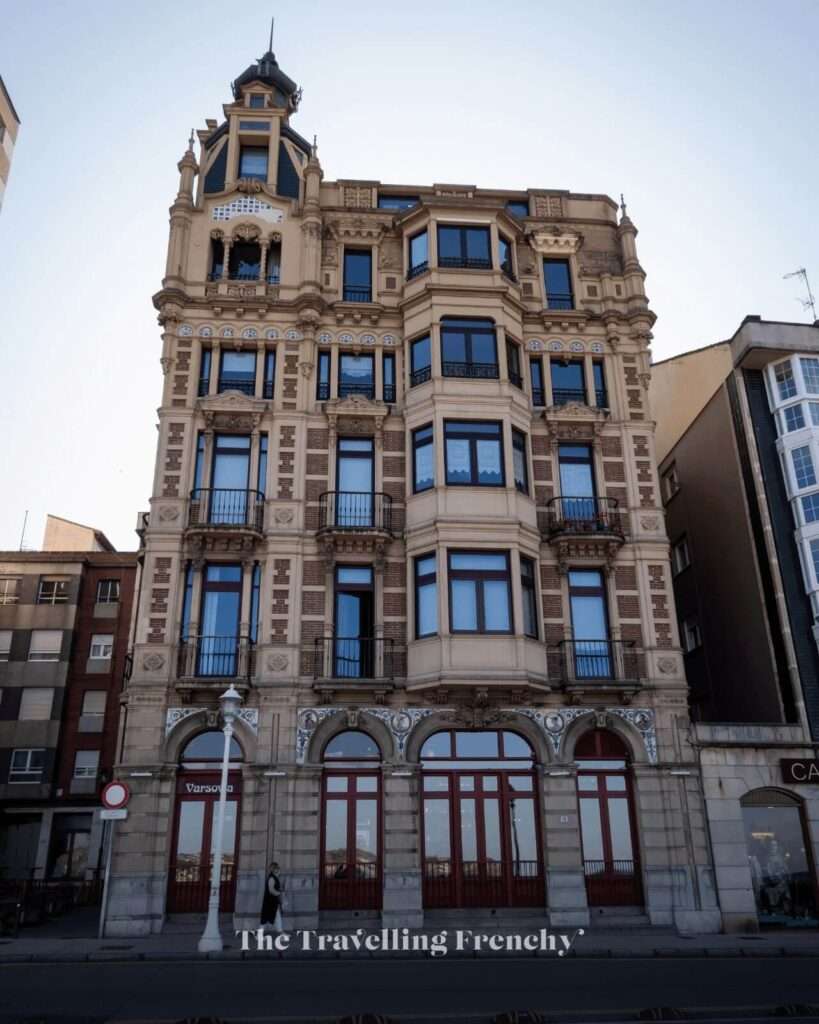Art Nouveau Architectural Style in Gijon Spain