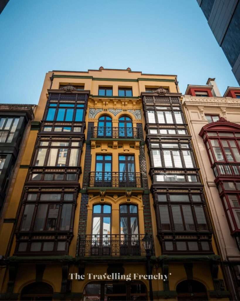 Art Nouveau Architectural Style in Gijon, Spain 