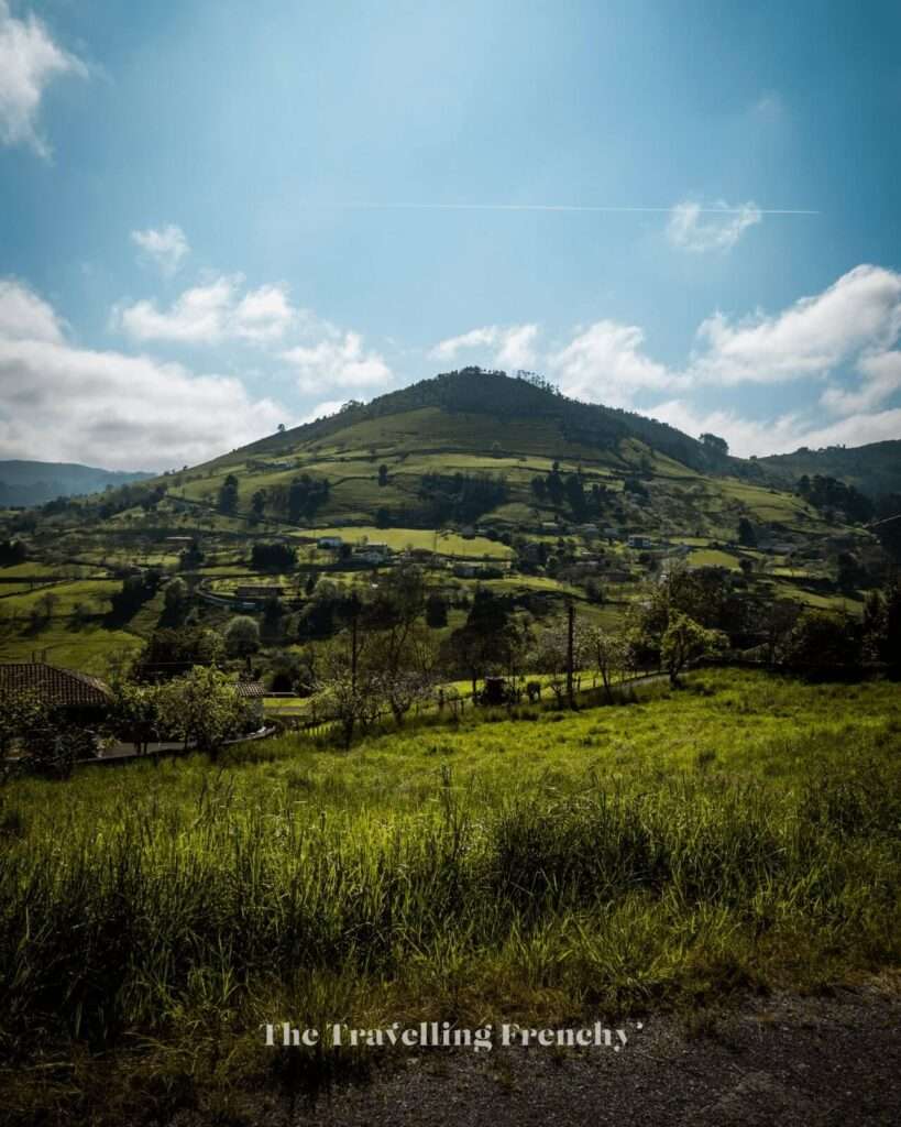 Casa Trabanco hill views in Gijon, Spain