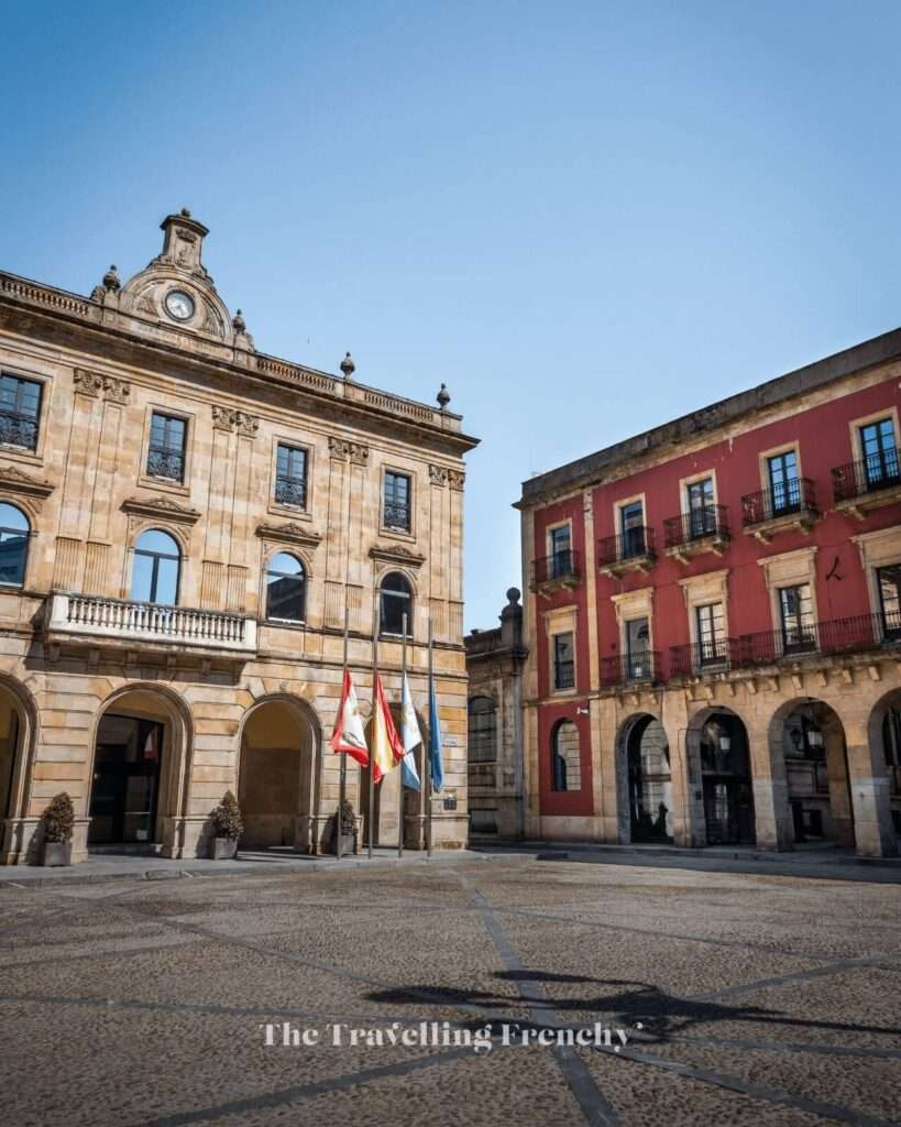 Plaza Mayor in Gijon, Spain