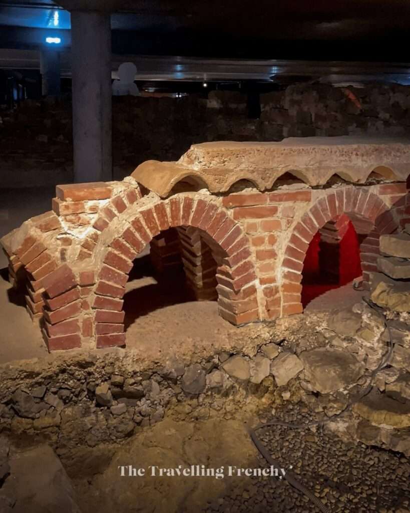 Roman Baths of Campo Valdés in Gijon, Spain