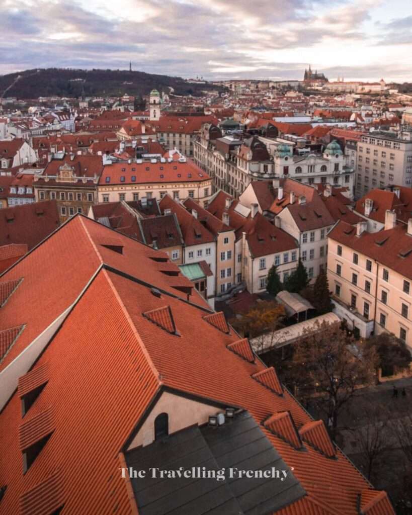 View from Prague's Old Town Hall Tower